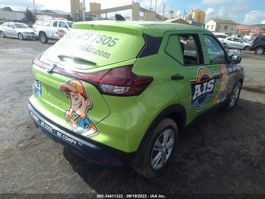2021 NISSAN KICKS S VIN: 3N1CP5BV9ML516206