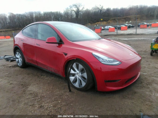 2022 TESLA MODEL Y LONG RANGE VIN: 7SAYGDEEXNA012451