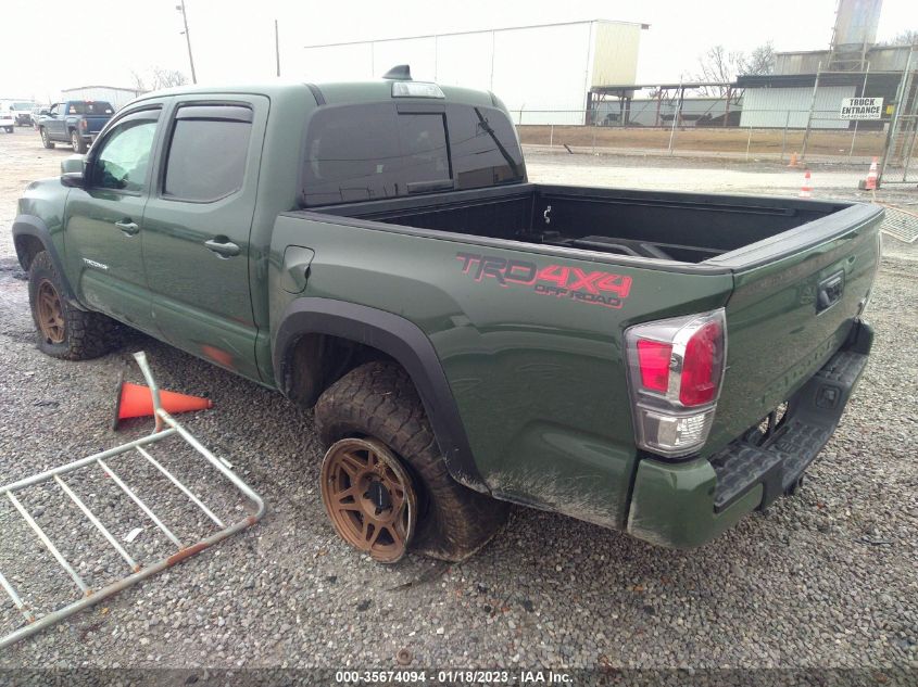 2022 TOYOTA TACOMA 4WD SR/SR5/TRD SPORT VIN: 3TMCZ5AN1NM488163