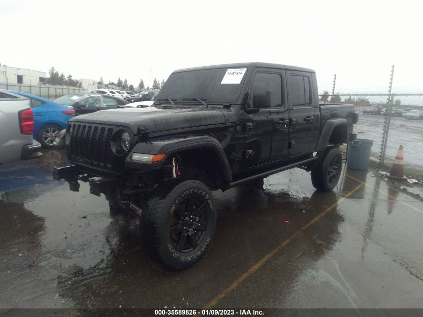 2021 JEEP GLADIATOR WILLYS VIN: 1C6HJTAG1ML556486