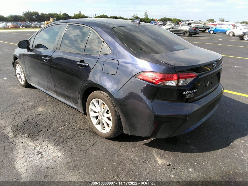 2022 TOYOTA COROLLA LE VIN: 5YFVPMAEXNP320989