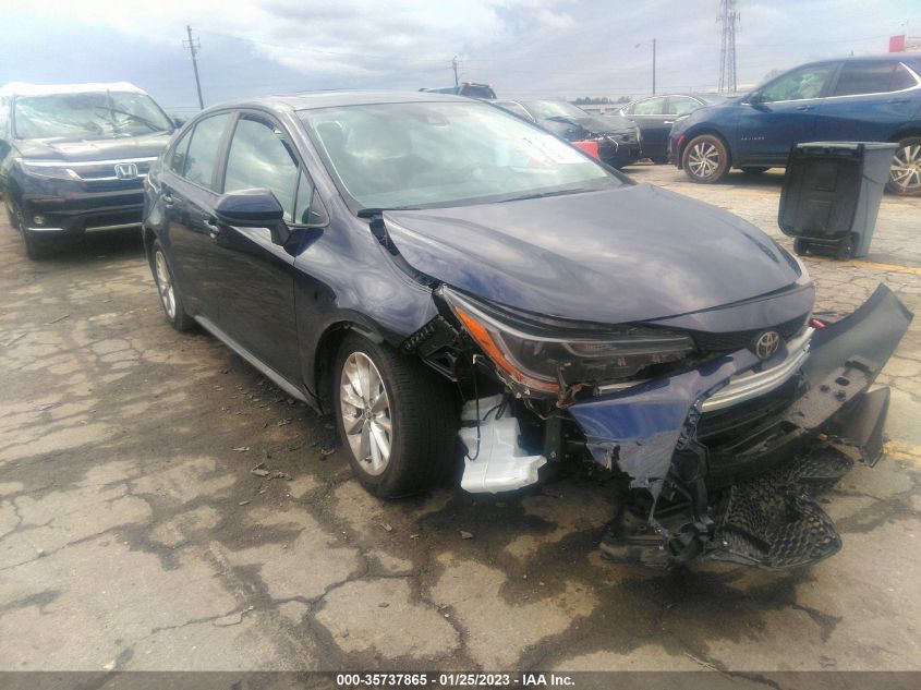 2022 TOYOTA COROLLA LE VIN: 5YFHPMAE2NP288679