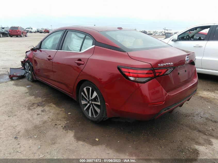 2022 NISSAN SENTRA SV VIN: 3N1AB8CV3NY261594