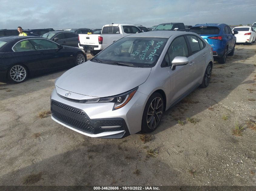 2022 TOYOTA COROLLA SE/SE NIGHTSHADE/APEX SE VIN: JTDS4MCE9NJ082162