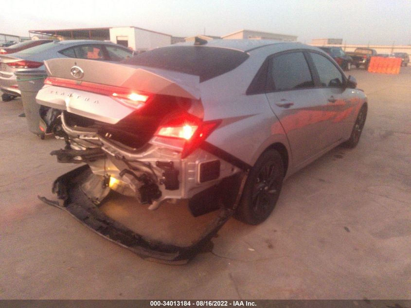 2021 HYUNDAI ELANTRA SEL VIN: 5NPLM4AG7MH028049