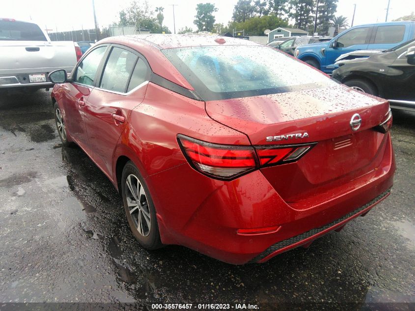 2022 NISSAN SENTRA SV VIN: 3N1AB8CV7NY204234