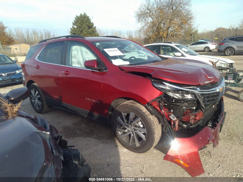 2022 CHEVROLET EQUINOX LT VIN: 3GNAXUEV2NL219877