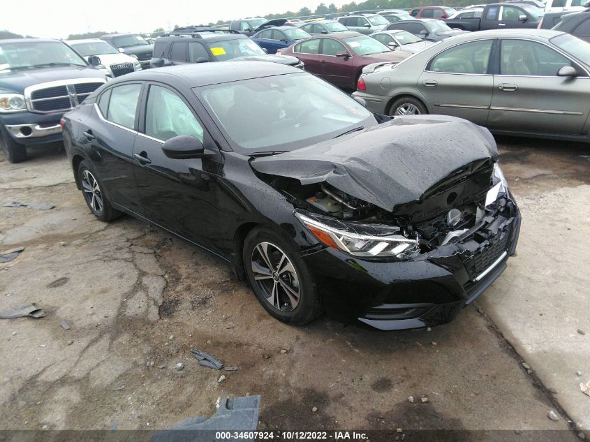 2022 NISSAN SENTRA SV VIN: 3N1AB8CV4NY248725