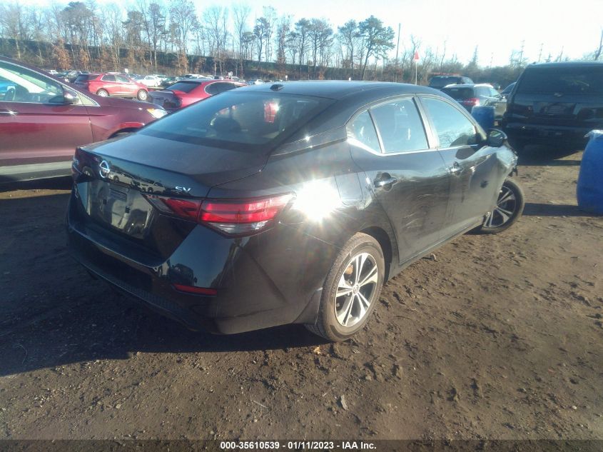 2022 NISSAN SENTRA SV VIN: 3N1AB8CV1NY212250