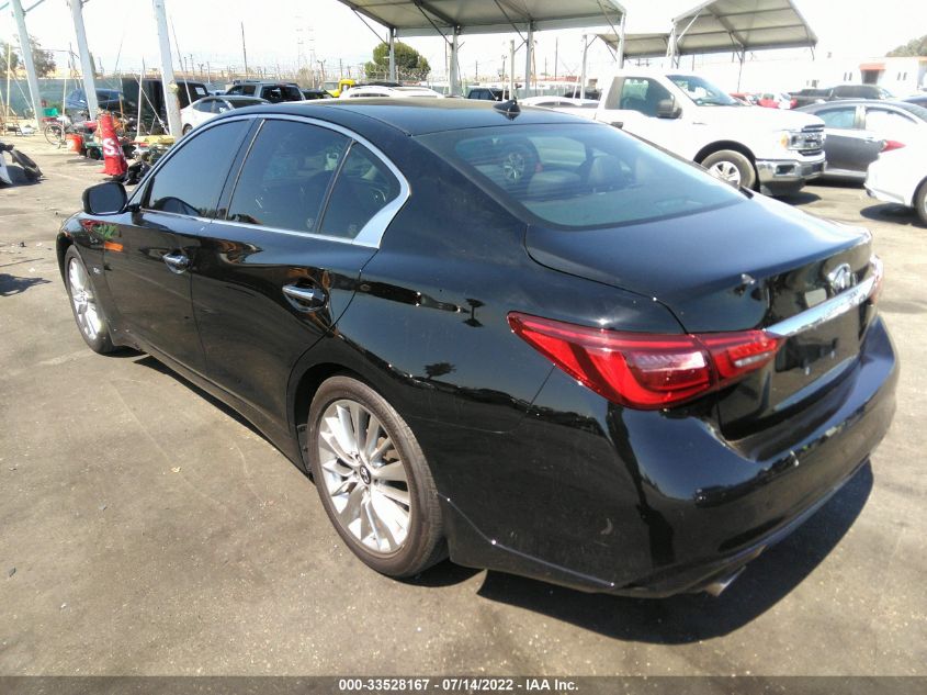 2020 INFINITI Q50 3.0T LUXE VIN: JN1EV7AP1LM208352
