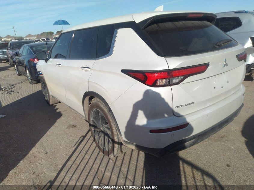 2022 MITSUBISHI OUTLANDER SE VIN: JA4J3UA89NZ078667