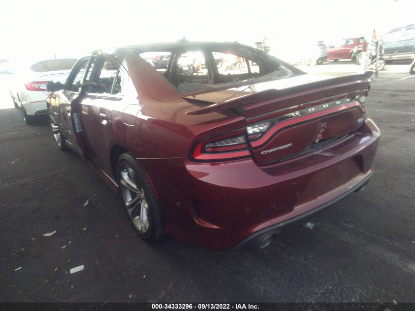 2021 DODGE CHARGER R/T VIN: 2C3CDXCT1MH605957