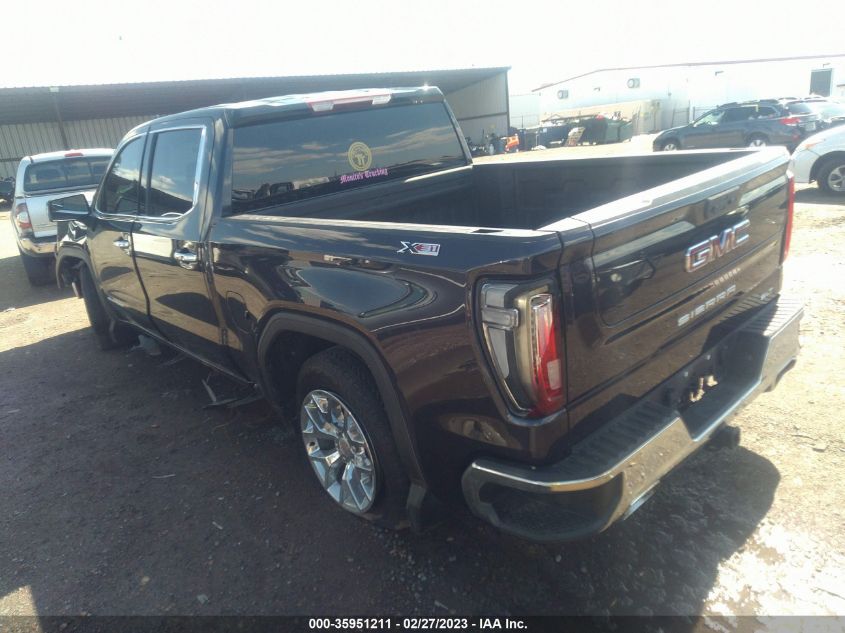 2022 GMC SIERRA 1500 SLT VIN: 3GTUUDET1NG563352