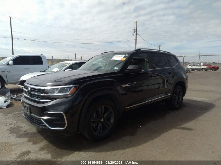 2022 VOLKSWAGEN ATLAS 3.6L V6 SEL R-LINE VIN: 1V2AR2CA6NC510271