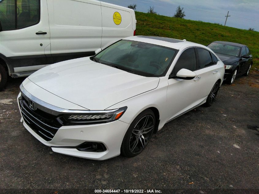 2021 HONDA ACCORD SEDAN TOURING VIN: 1HGCV2F90MA008178