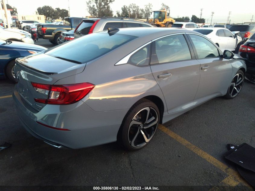 2022 HONDA ACCORD HYBRID SPORT VIN: 1HGCV3F28NA037860