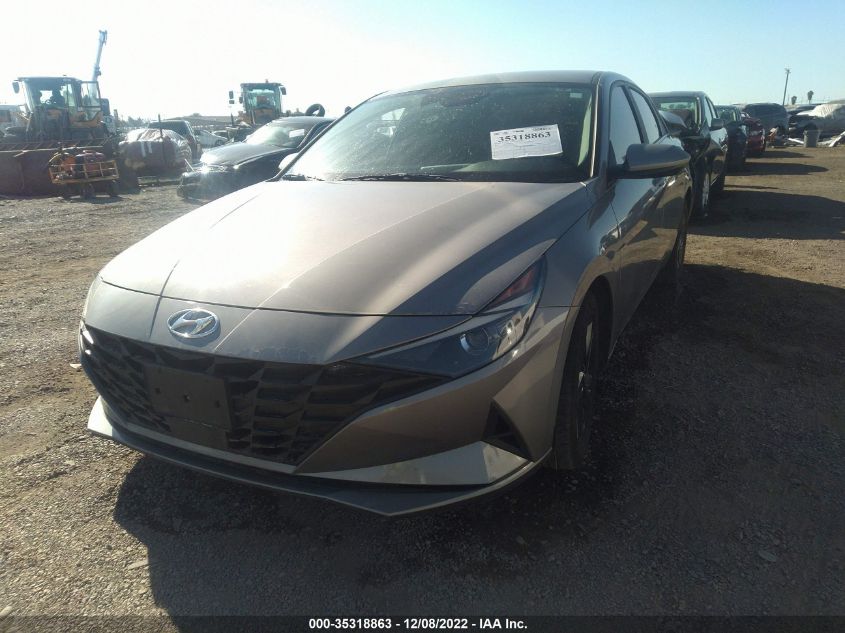 2022 HYUNDAI ELANTRA SEL VIN: KMHLS4AG9NU281950
