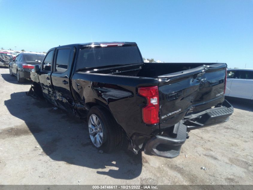 2021 CHEVROLET SILVERADO 1500 CUSTOM VIN: 3GCPWBEKXMG296696