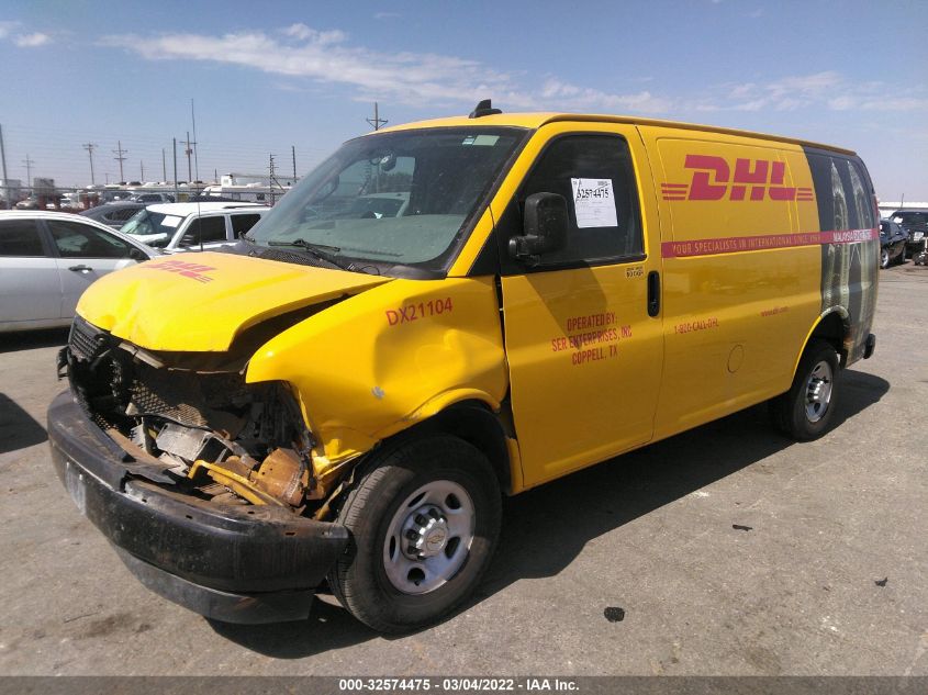 2021 CHEVROLET EXPRESS CARGO VAN VIN: 1GCWGAFP9M1172852