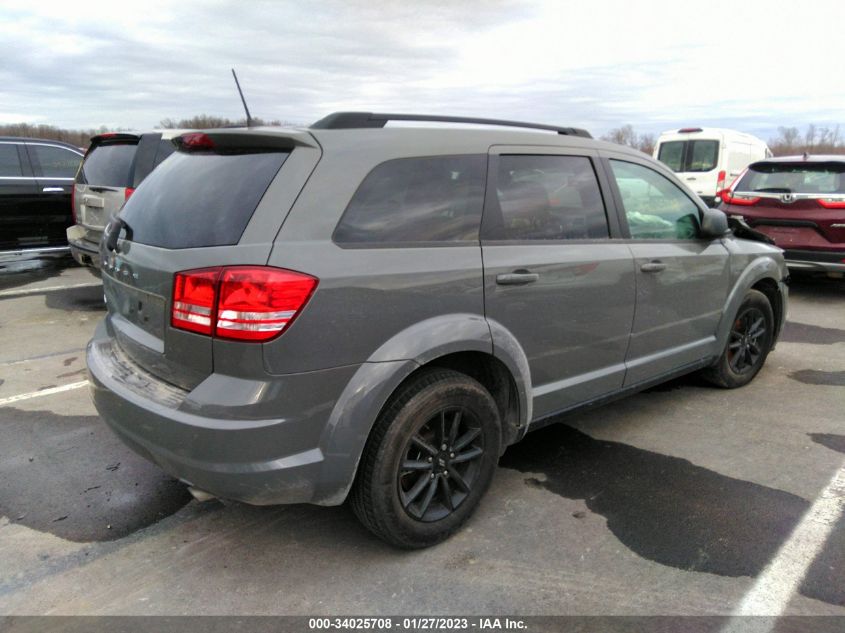 2020 DODGE JOURNEY SE VALUE VIN: 3C4PDCAB6LT265226