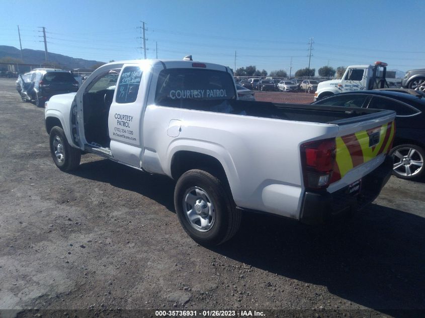 2022 TOYOTA TACOMA 2WD SR/SR5 VIN: 3TYRX5GN9NT051054