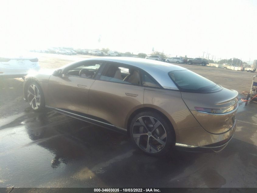 2022 LUCID AIR DREAM EDITION VIN: 50EA1DAA5NA001562