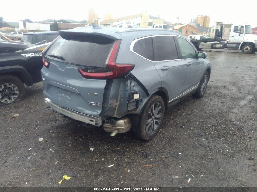 2022 HONDA CR-V HYBRID TOURING VIN: 5J6RT6H90NL029017