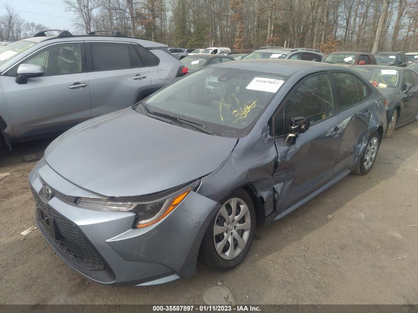 2021 TOYOTA COROLLA LE VIN: 5YFEPMAE1MP258249