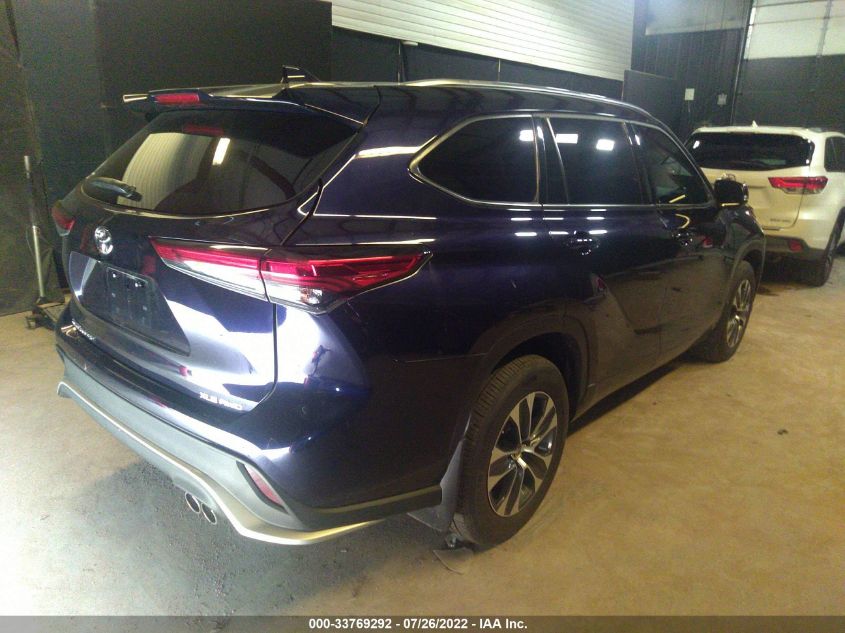 2021 TOYOTA HIGHLANDER XLE VIN: 5TDGZRBH2MS097314