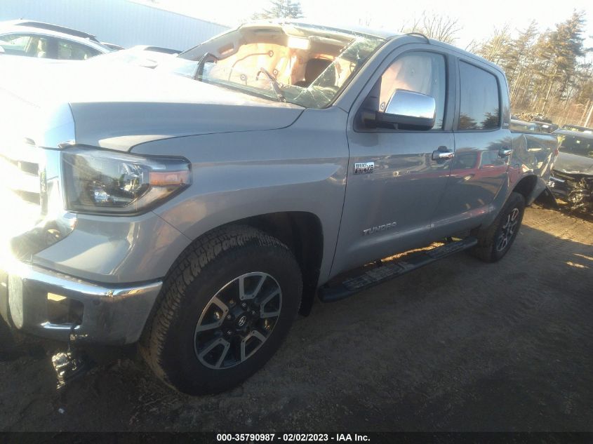 2021 TOYOTA TUNDRA 4WD LIMITED VIN: 5TFHY5F19MX038588