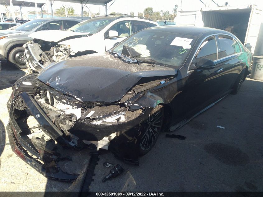 2022 MERCEDES-BENZ S-CLASS S 580 VIN: W1K6G7GB6NA108846