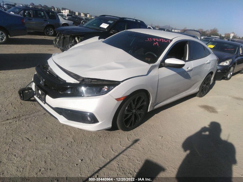 2020 HONDA CIVIC SEDAN SPORT VIN: 19XFC2F86LE209376