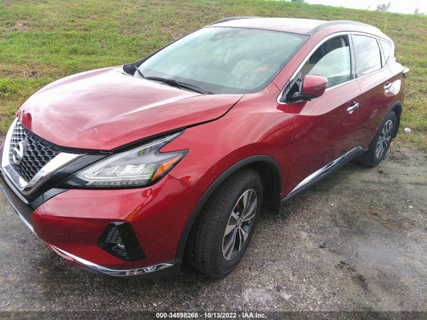 2021 NISSAN MURANO SV VIN: 5N1AZ2BJ2MC117400