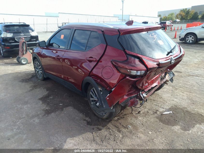 2021 NISSAN KICKS SV VIN: 3N1CP5CVXML547088