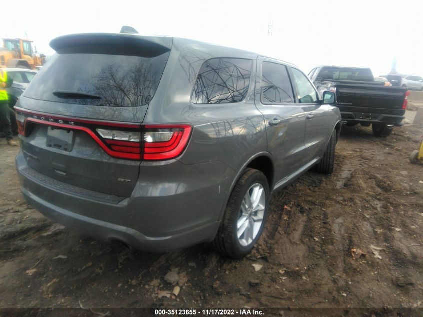2022 DODGE DURANGO GT PLUS VIN: 1C4RDJDG9NC182912