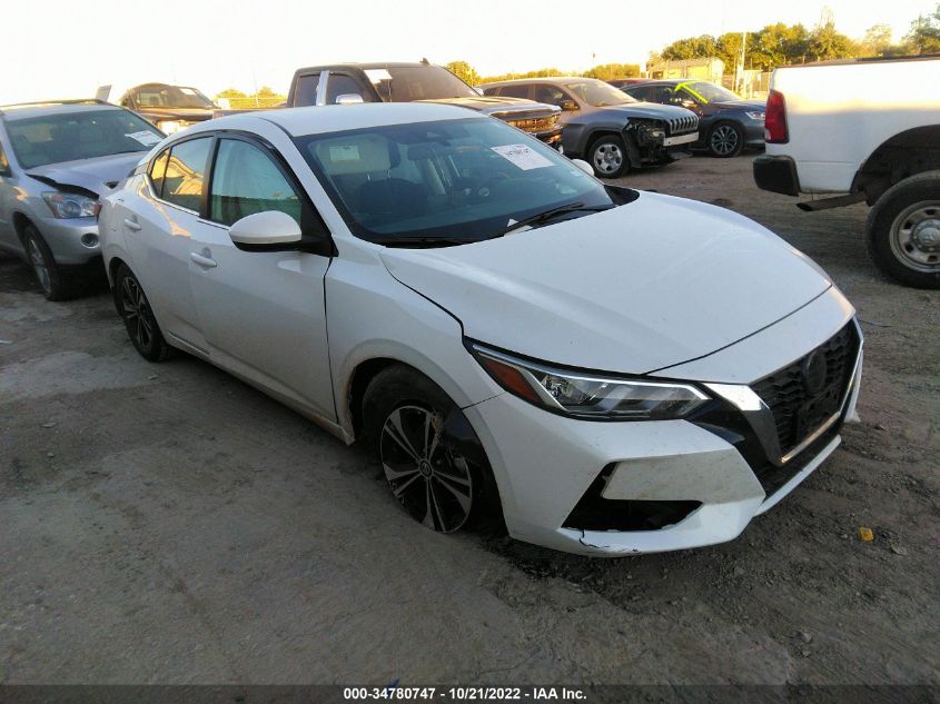 2022 NISSAN SENTRA SV VIN: 3N1AB8CV1NY229159