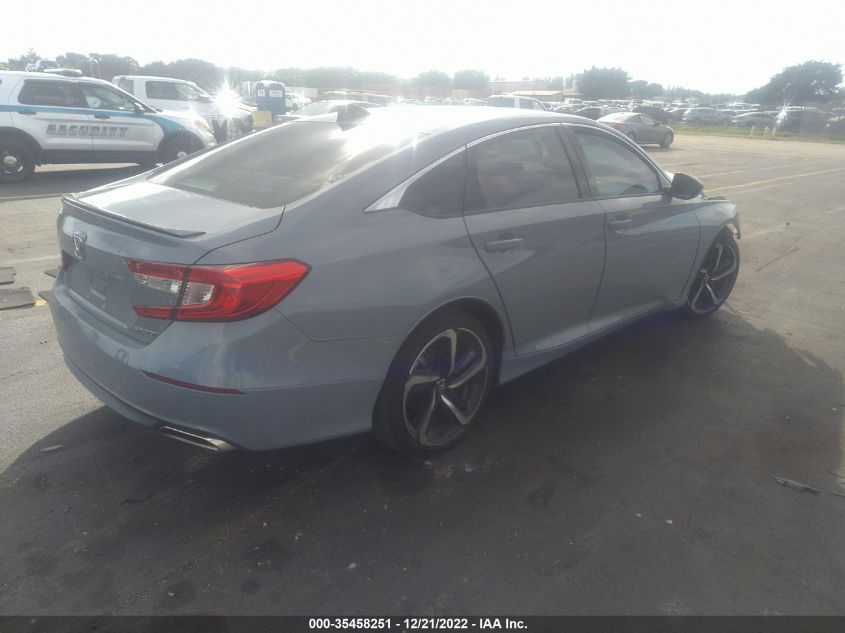 2022 HONDA ACCORD SEDAN SPORT VIN: 1HGCV1F39NA032504