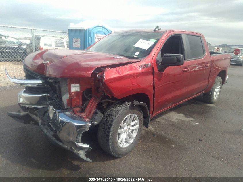 2021 CHEVROLET SILVERADO 1500 LT VIN: 3GCUYDET3MG185814