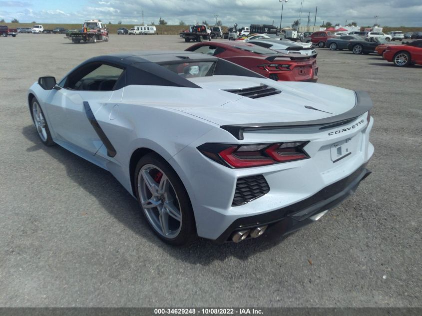 2022 CHEVROLET CORVETTE 1LT VIN: 1G1YA3D40N5112783