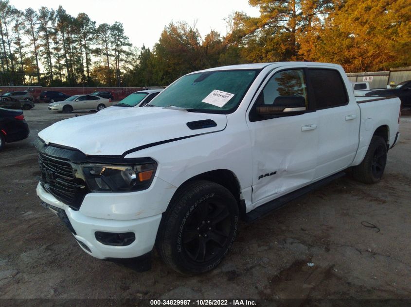 2021 RAM 1500 BIG HORN VIN: 1C6RREFTXMN673714