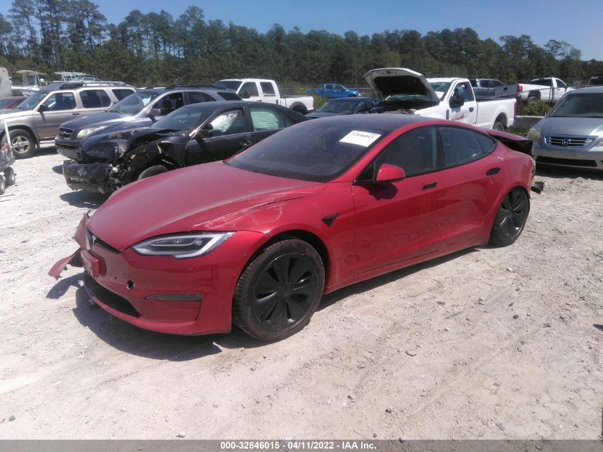 2021 TESLA MODEL S LONG RANGE VIN: 5YJSA1E50MF430621