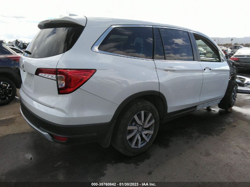 2022 HONDA PILOT EX-L VIN: 5FNYF5H55NB012331