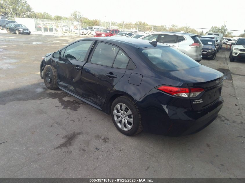 2022 TOYOTA COROLLA LE VIN: 5YFEPMAE4NP320597