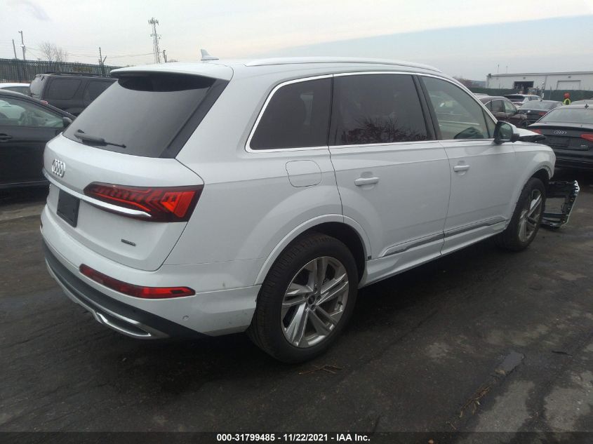 2021 AUDI Q7 PREMIUM PLUS VIN: WA1LJAF74MD038666