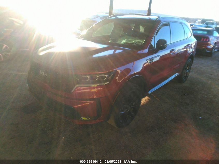 2022 KIA SORENTO SX VIN: 5XYRK4LFXNG092714