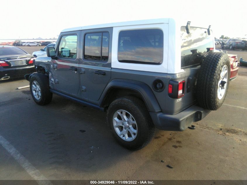 2021 JEEP WRANGLER UNLIMITED ISLANDER VIN: 1C4HJXDN4MW575283