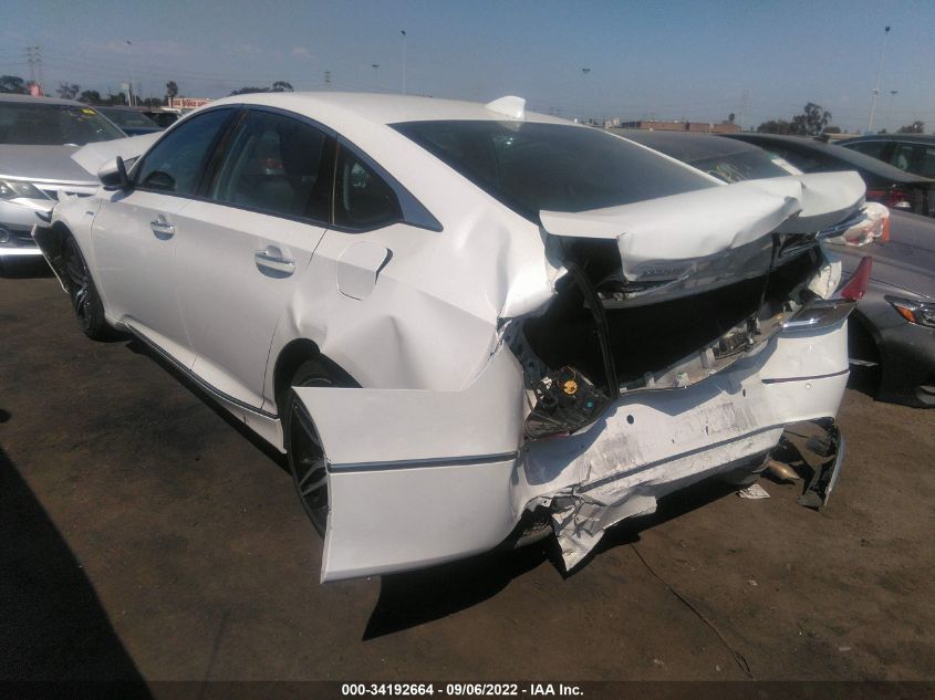 2021 HONDA ACCORD HYBRID TOURING VIN: 1HGCV3F91MA022628