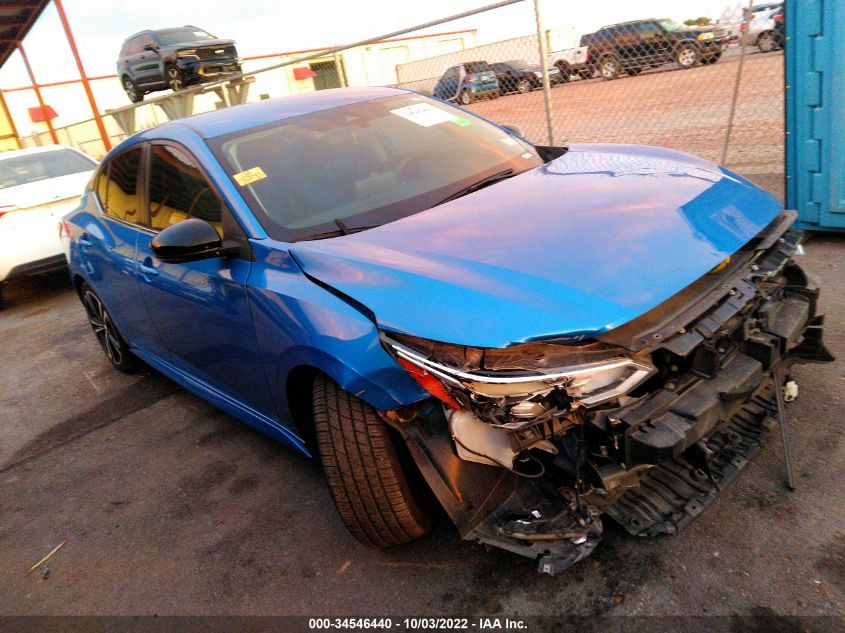 2021 NISSAN SENTRA SR VIN: 3N1AB8DV4MY223787