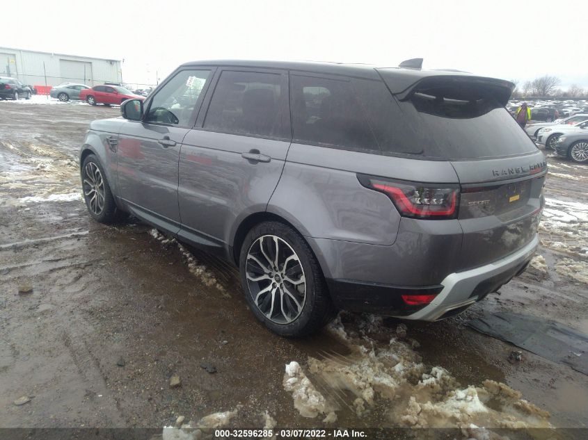 2021 LAND ROVER RANGE ROVER SPORT HSE SILVER EDITION VIN: SALWR2SU3MA785926