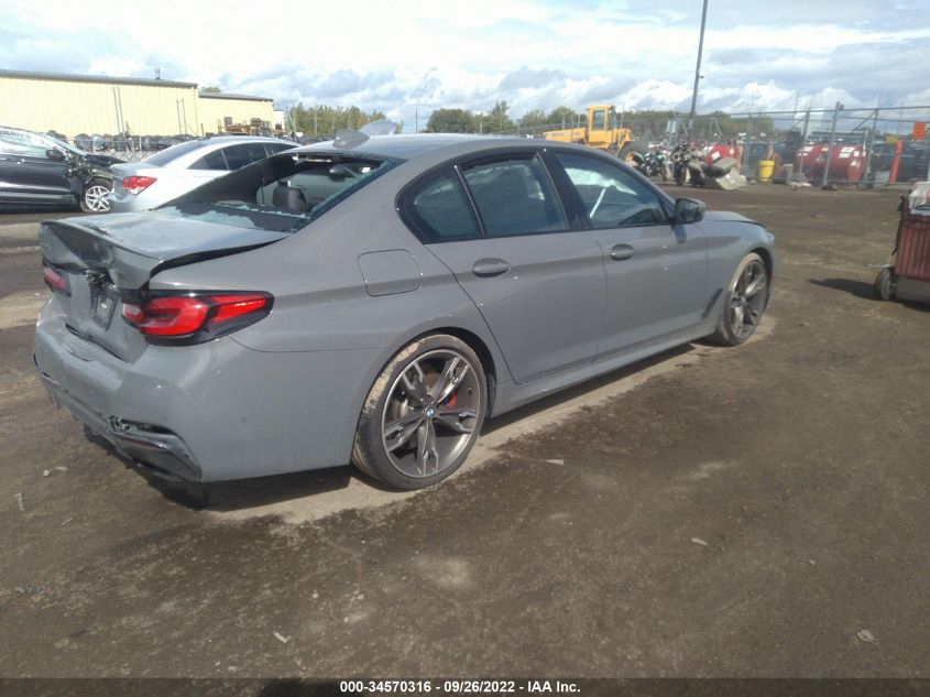 2022 BMW 5 SERIES M550I XDRIVE VIN: WBA13BK06NCH84419